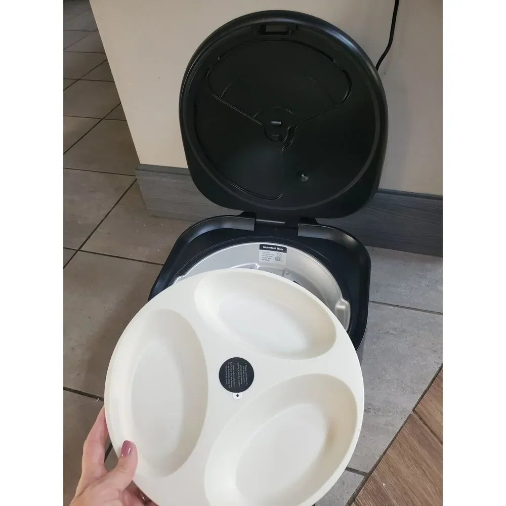 PETLIBRO POLAR PLASTIC BOWL BLACK CAT PET AUTOMATIC FEEDER REFRIGERATED MEAL